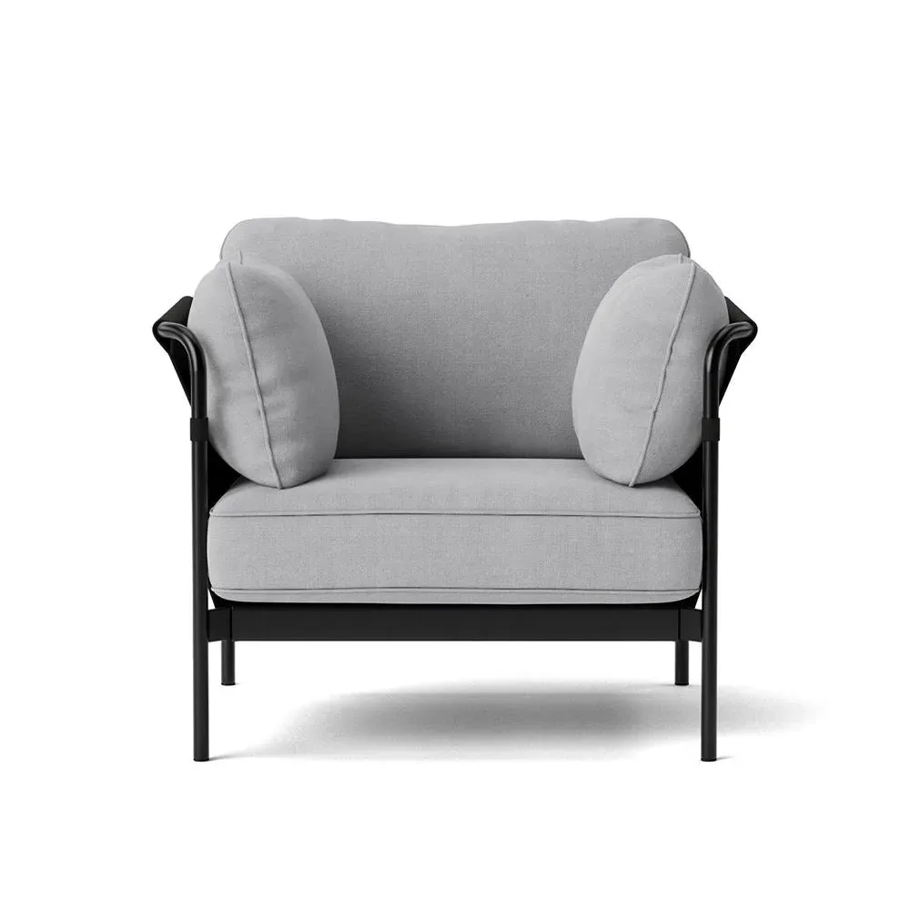 1-Seater Sofa with Flat-Pack - Black, Linen