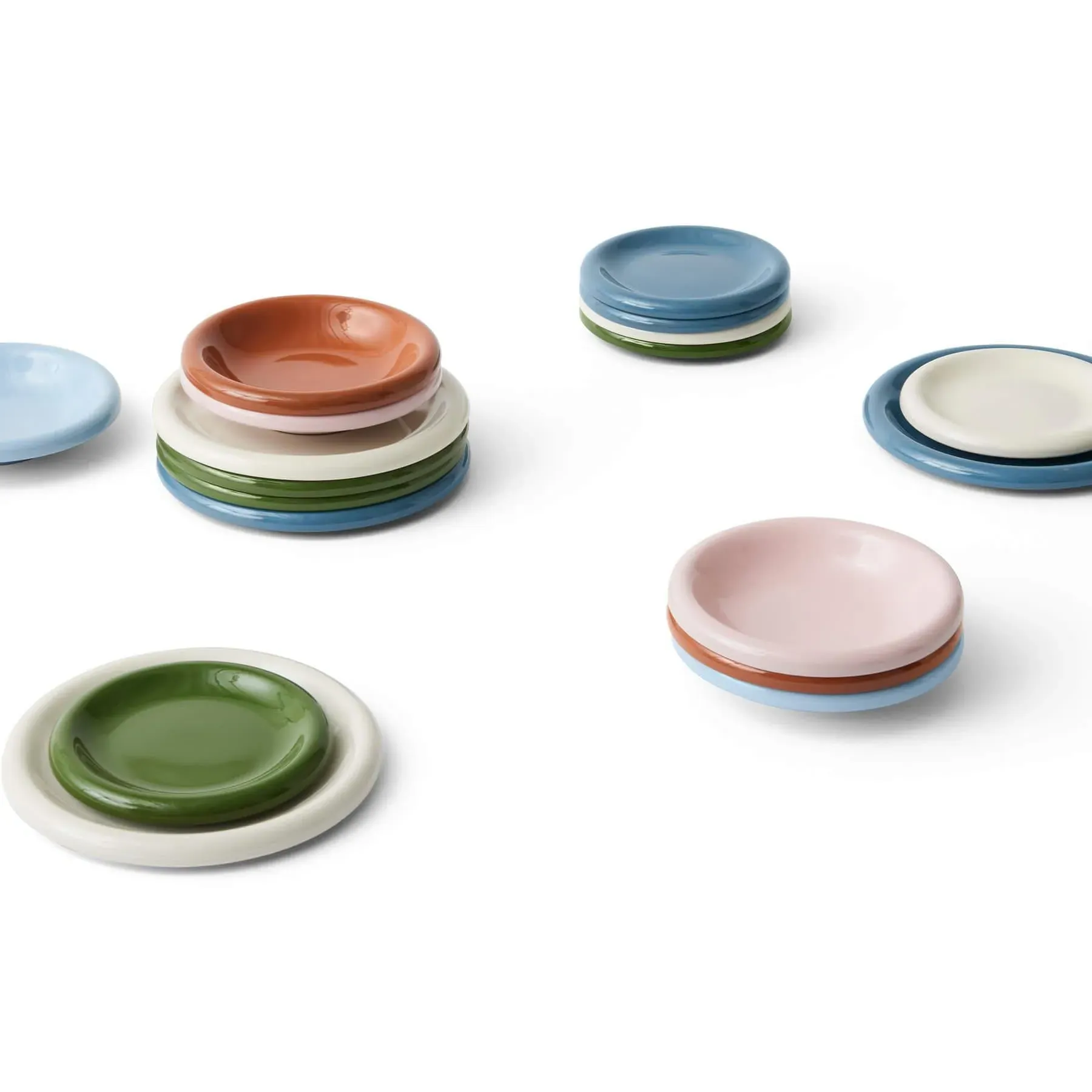 2-Piece Bowl Set - Light Blue, Terracotta