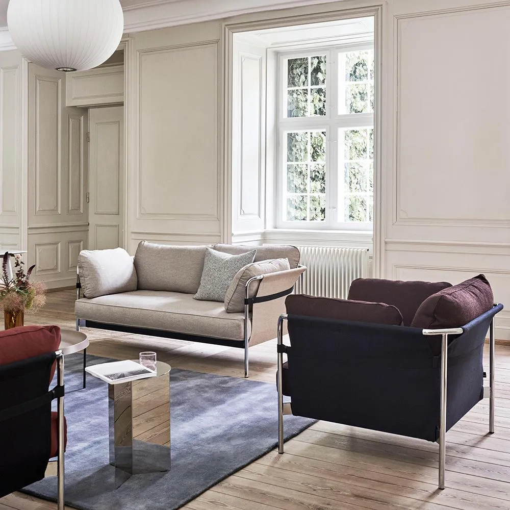 2-Seater Sofa with Flat-Pack - Natural, Linen