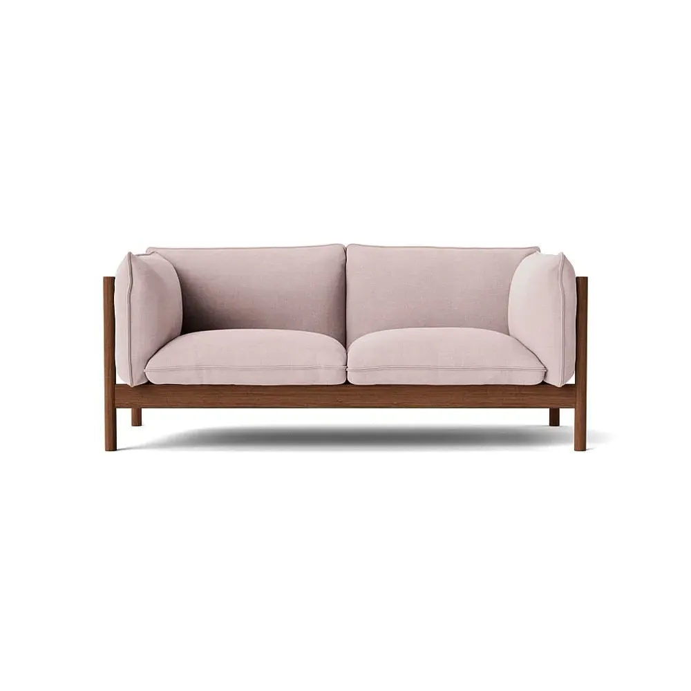 2-Seater Sofa with FSC Frame - Linara, Walnut image