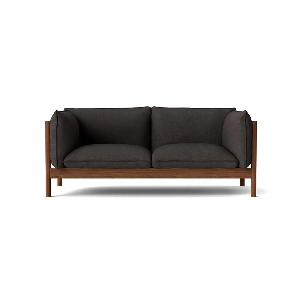 2-Seater Sofa with FSC Frame - Walnut