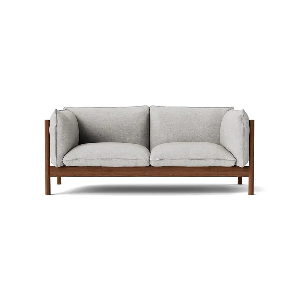 2-Seater Sofa with FSC Frame - Walnut