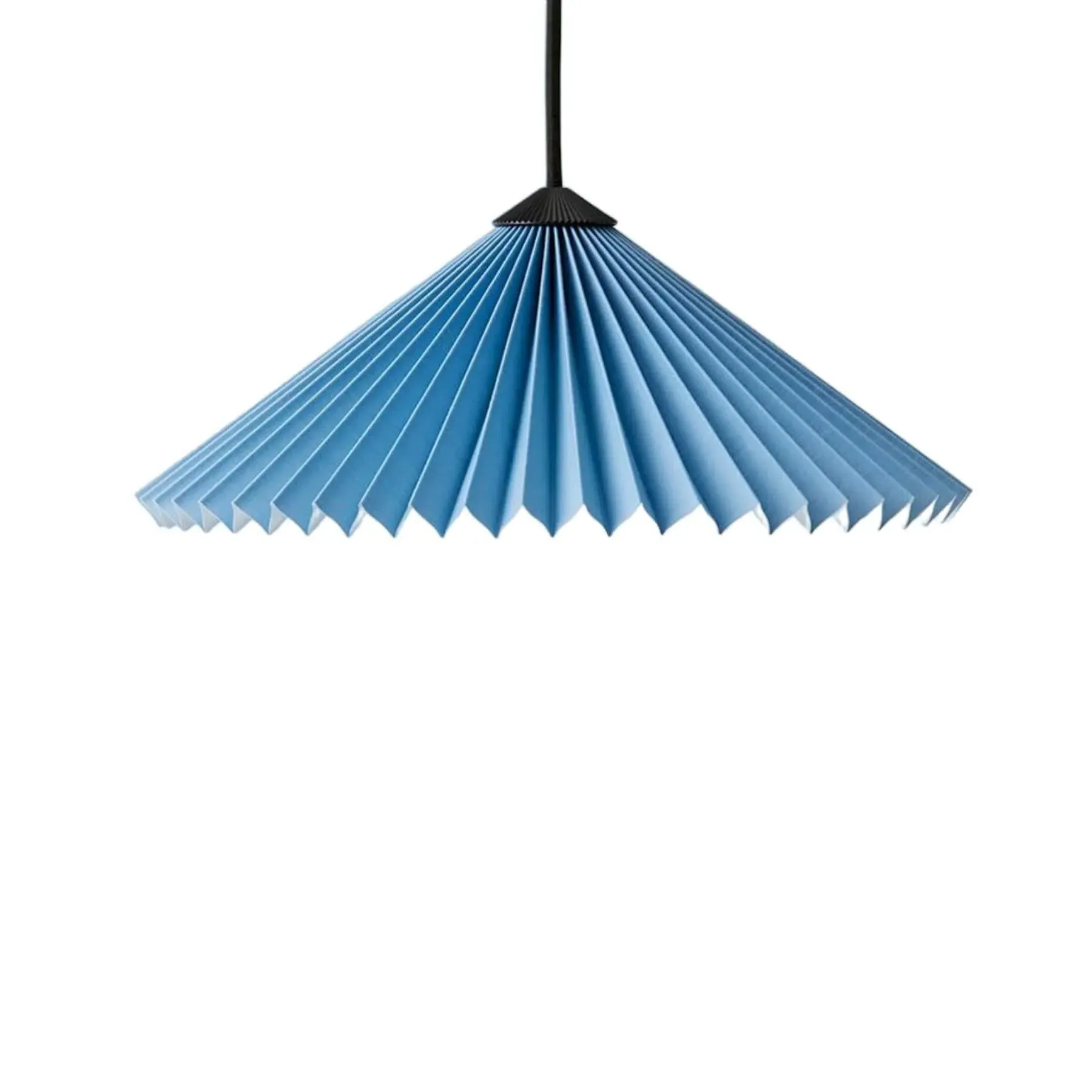30cm Pendant Light with Curved Design - Blue image