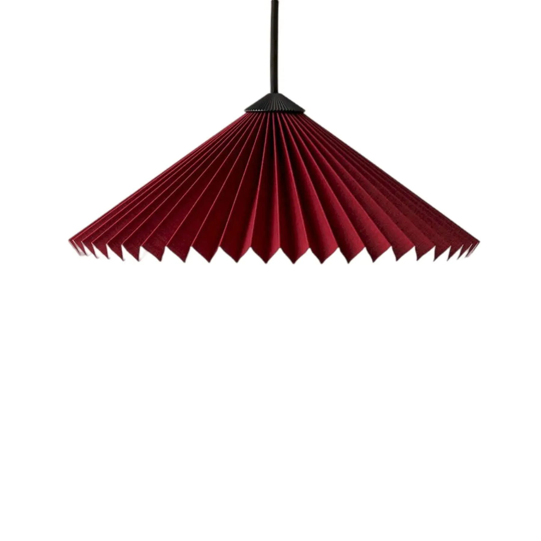 30cm Pendant Light with Curved Design - Red
