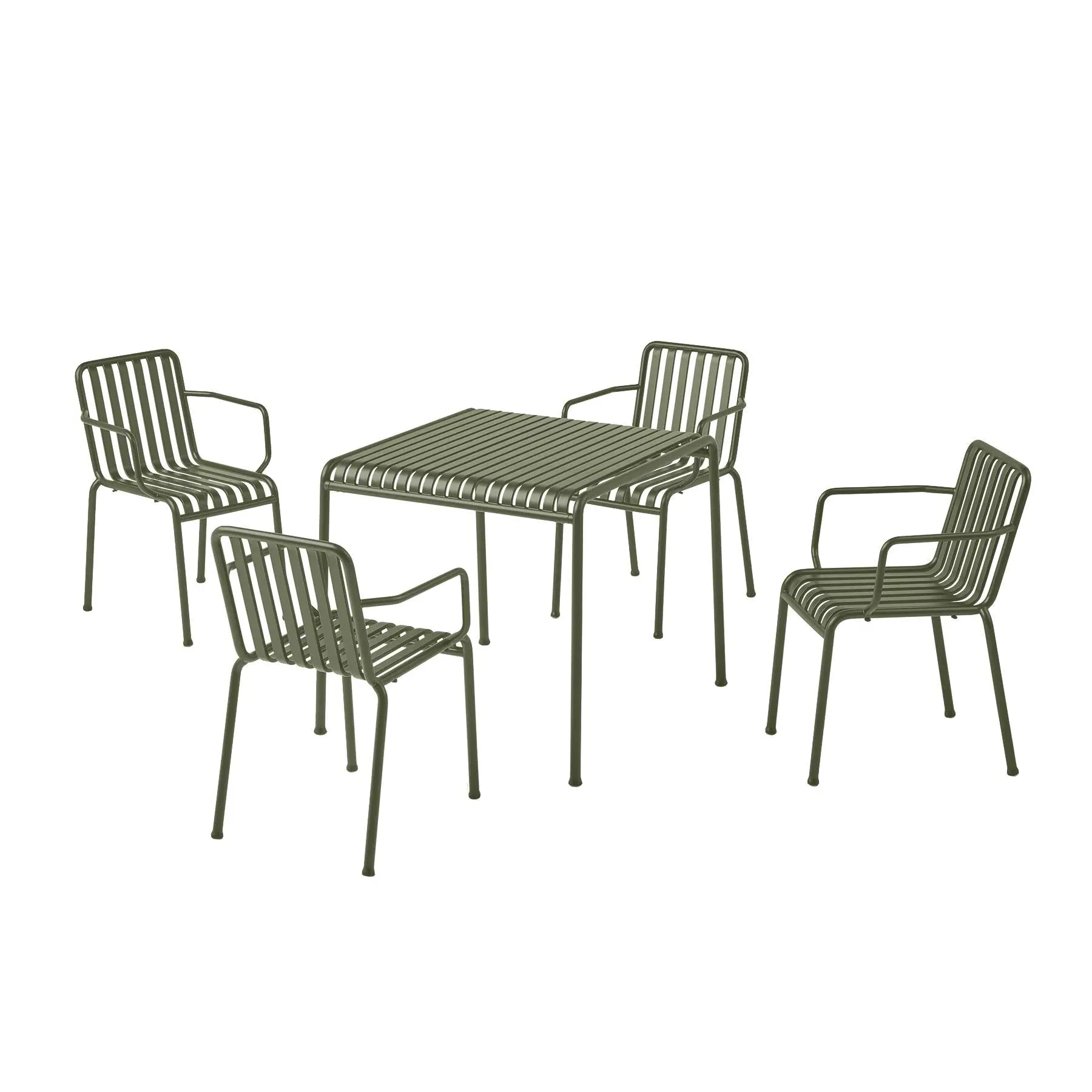5-Piece Dining Set with Armchairs - Anthracite