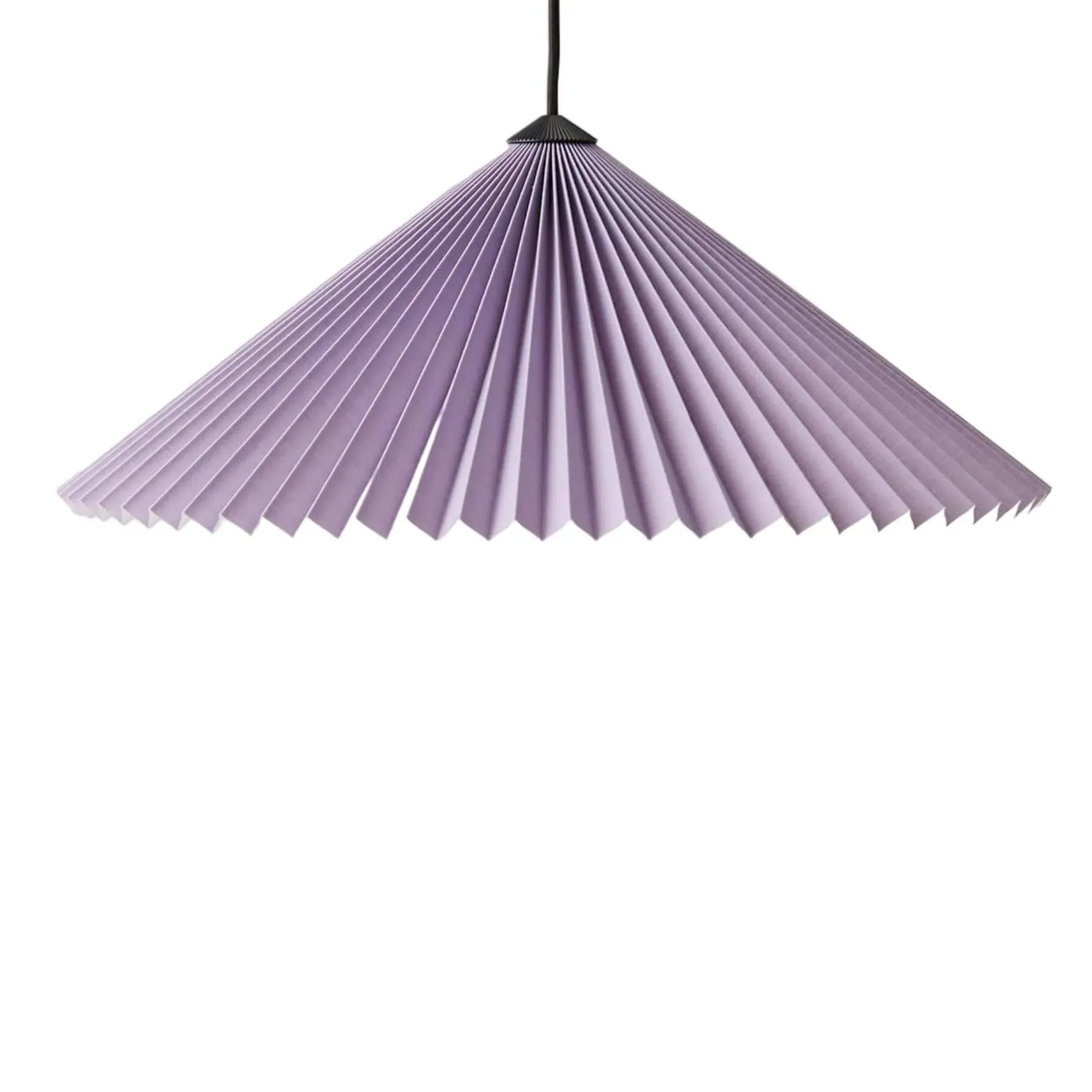 50cm Pendant Light with Curved Design - Lavender