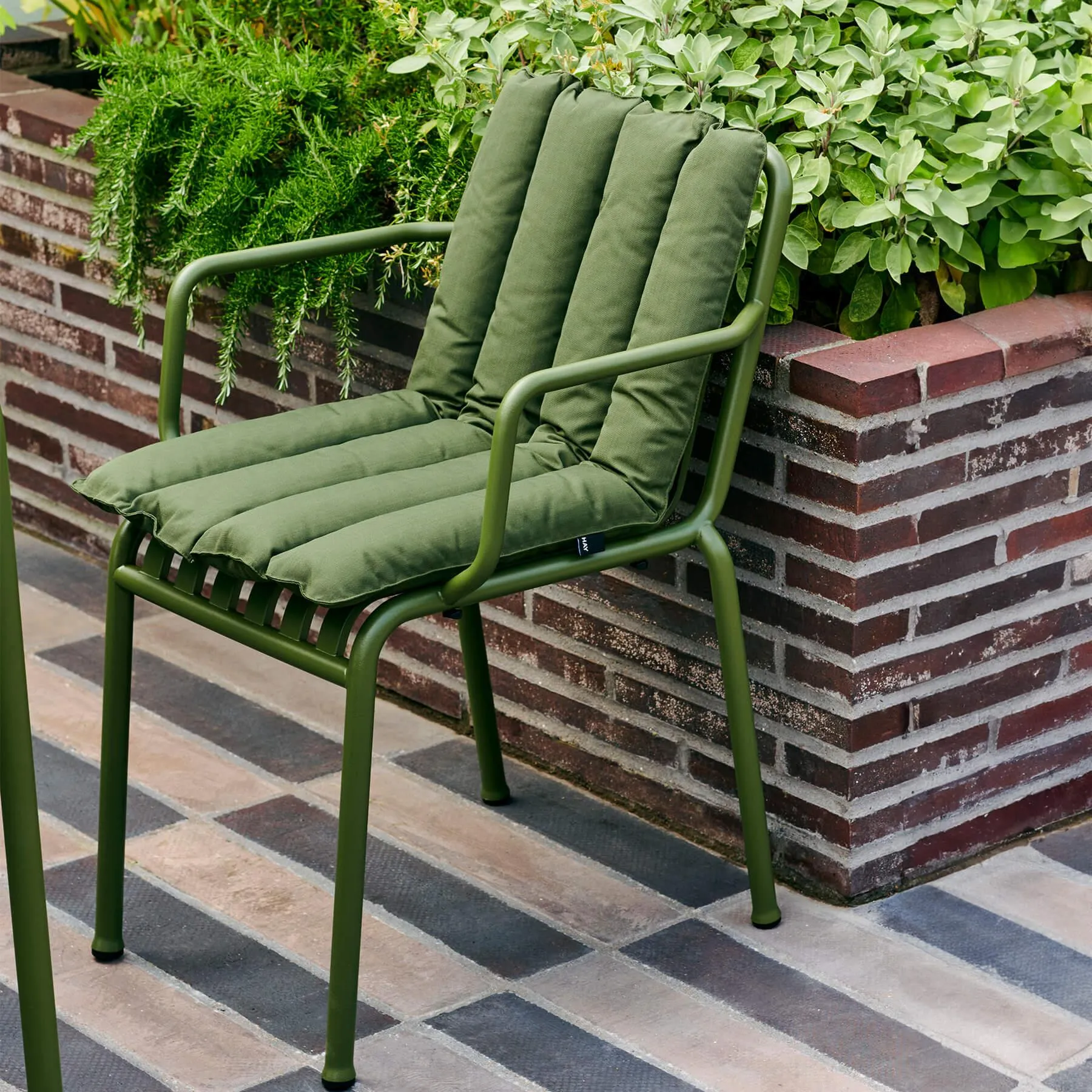 6-Piece Large Dining Cushion Set - Iron Red