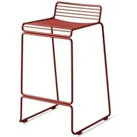 65cm Wire Bar Stool - Rust, Steel
