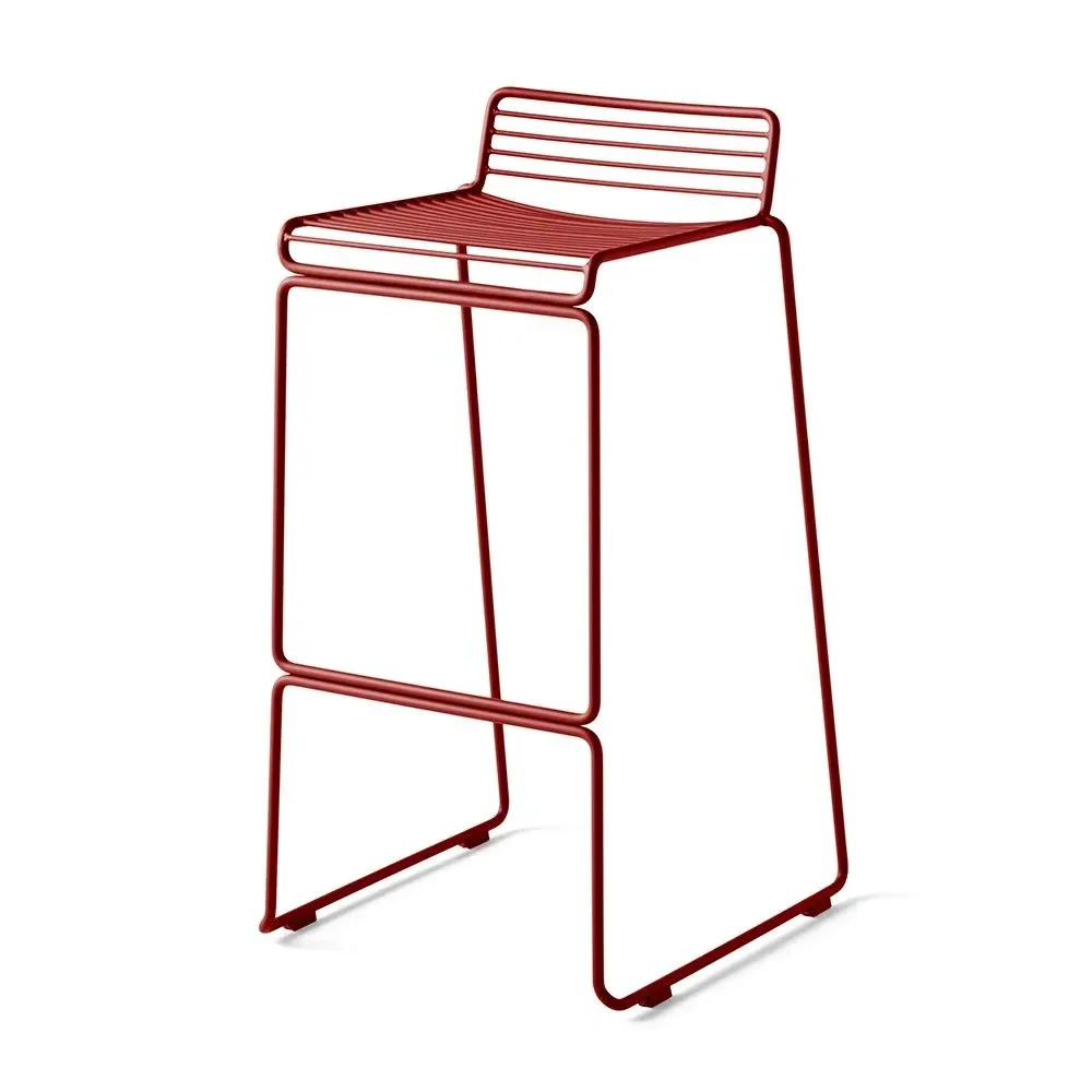 75cm Wire Bar Stool - Rust, Steel