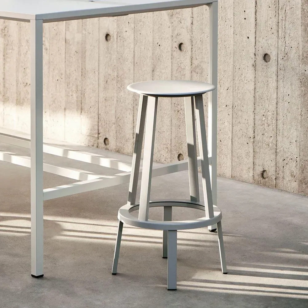 76cm Swivel Bar Stool - Black, Steel