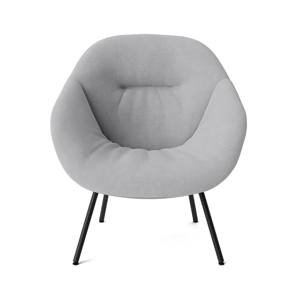 About A Lounge Chair 87 Soft - Black, Steel