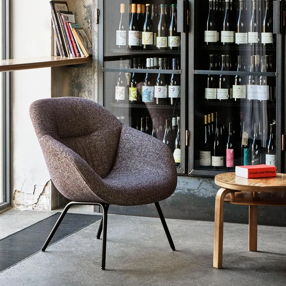 About A Lounge Chair 87 Soft - Sierra, Steel