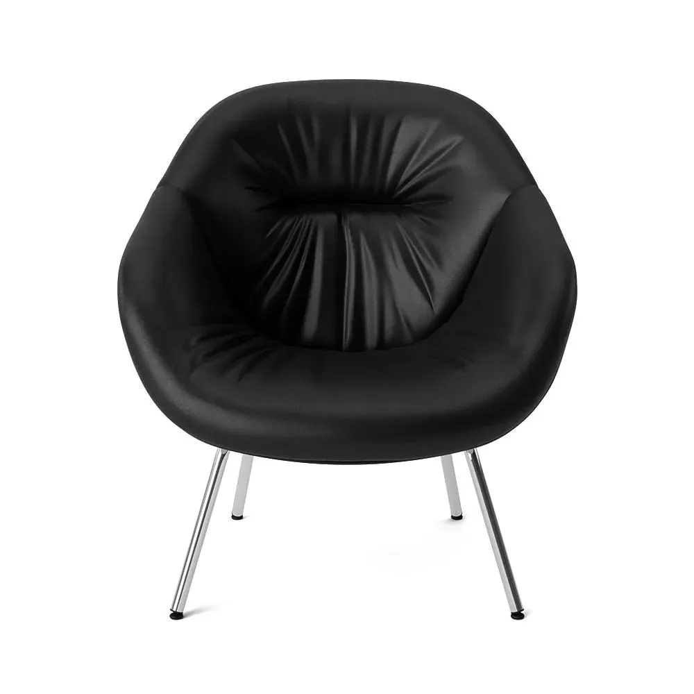 About A Lounge Chair 87 Soft - Sierra, Steel