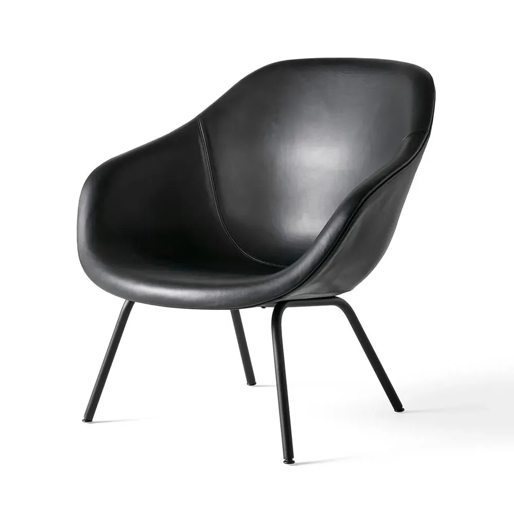 About A Lounge Chair 87 with Felt Gliders - Black, Steel