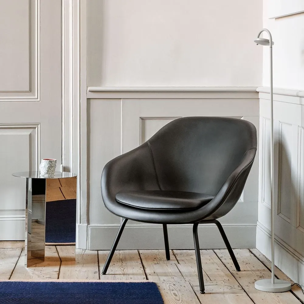 Adjustable Floor Lamp with Tilting Head - Black, Metal