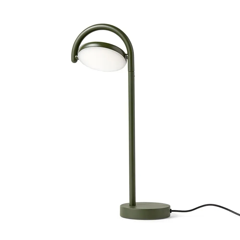 Adjustable Table Lamp with Tilting Head - Grey, Metal