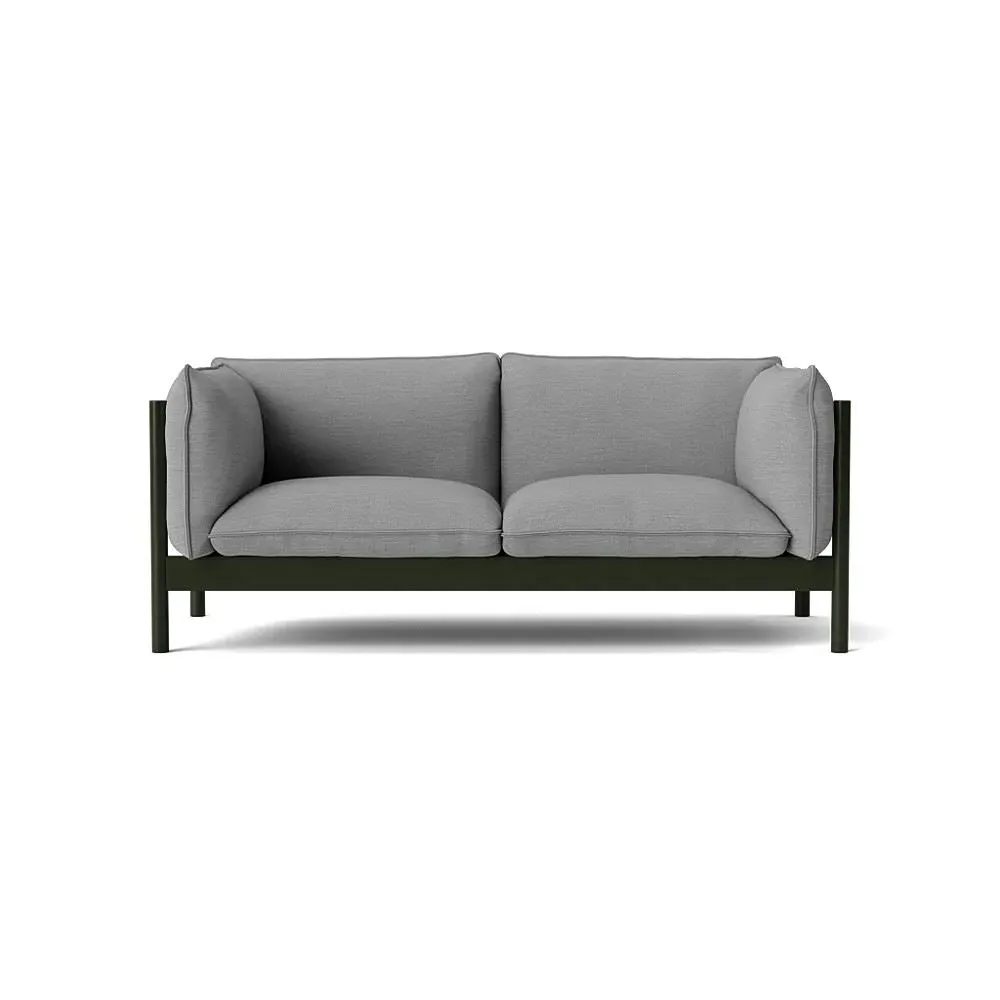 Arbour 2-Seater Sofa - Bottle Green, Beech image
