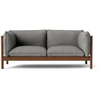 Arbour 2-Seater Sofa - Roden 05, Oiled Waxed Walnut
