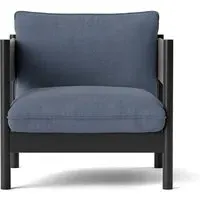 Arbour Club Armchair - Linara 198, Black Lacquered Beech