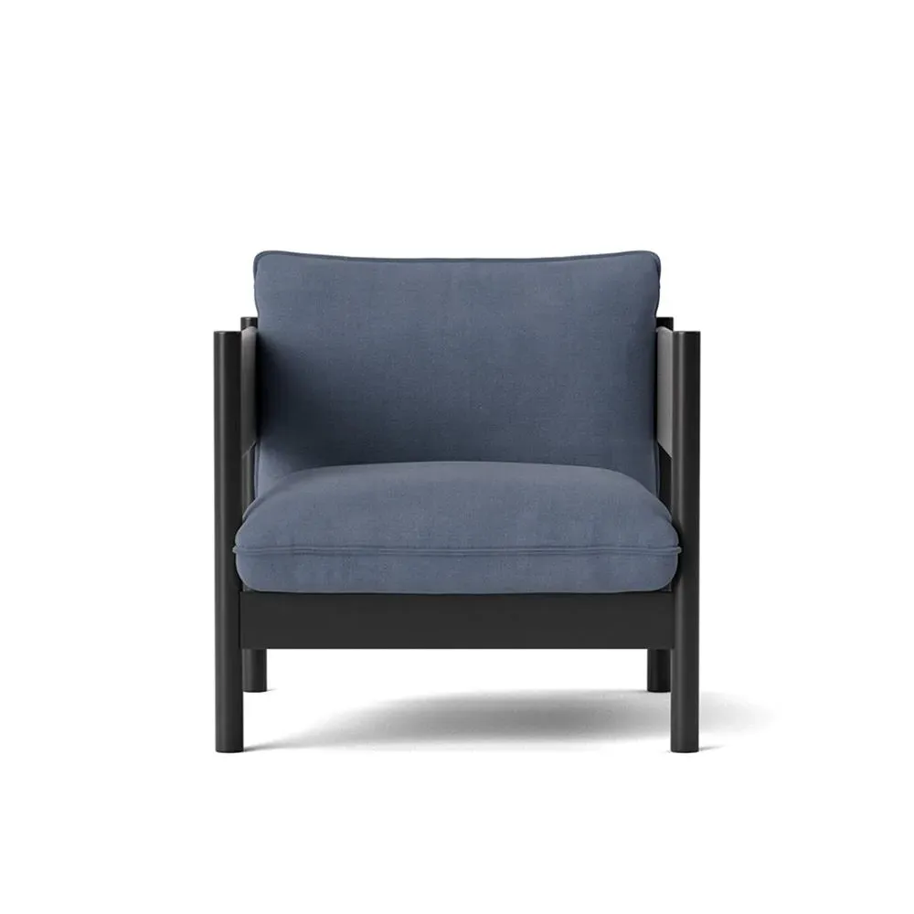 Arbour Club Armchair - Linara 198, Black Lacquered Beech image