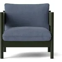 Arbour Club Armchair - Linara 198, Bottle Green Lacquered Beech