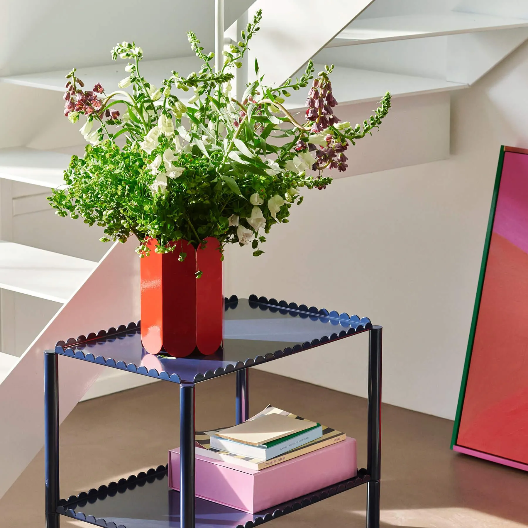 Architectural Vase with Curved Design - Modern