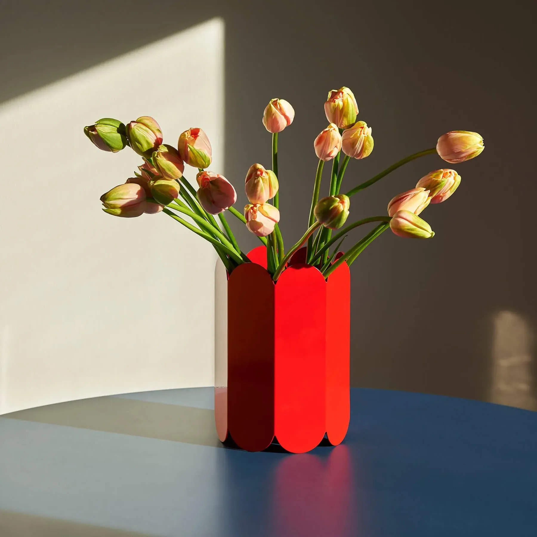 Architectural Vase with Curved Design - Modern