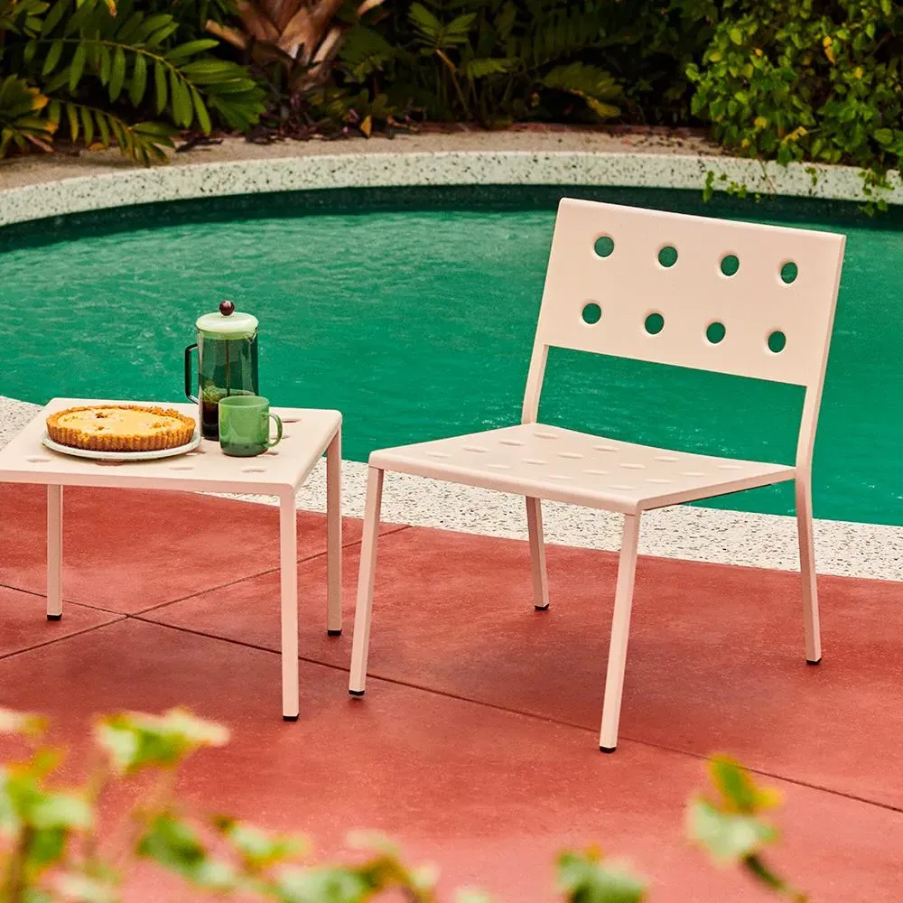 Balcony Garden Lounge Chair - Chalk Beige, Steel