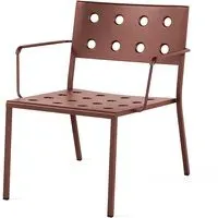Balcony Garden Lounge Chair - Iron Red, Steel