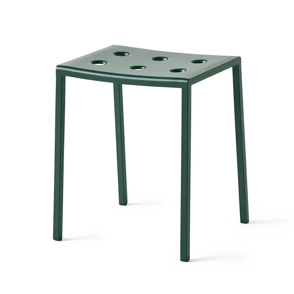 Balcony Garden Stool - Iron Red, Steel
