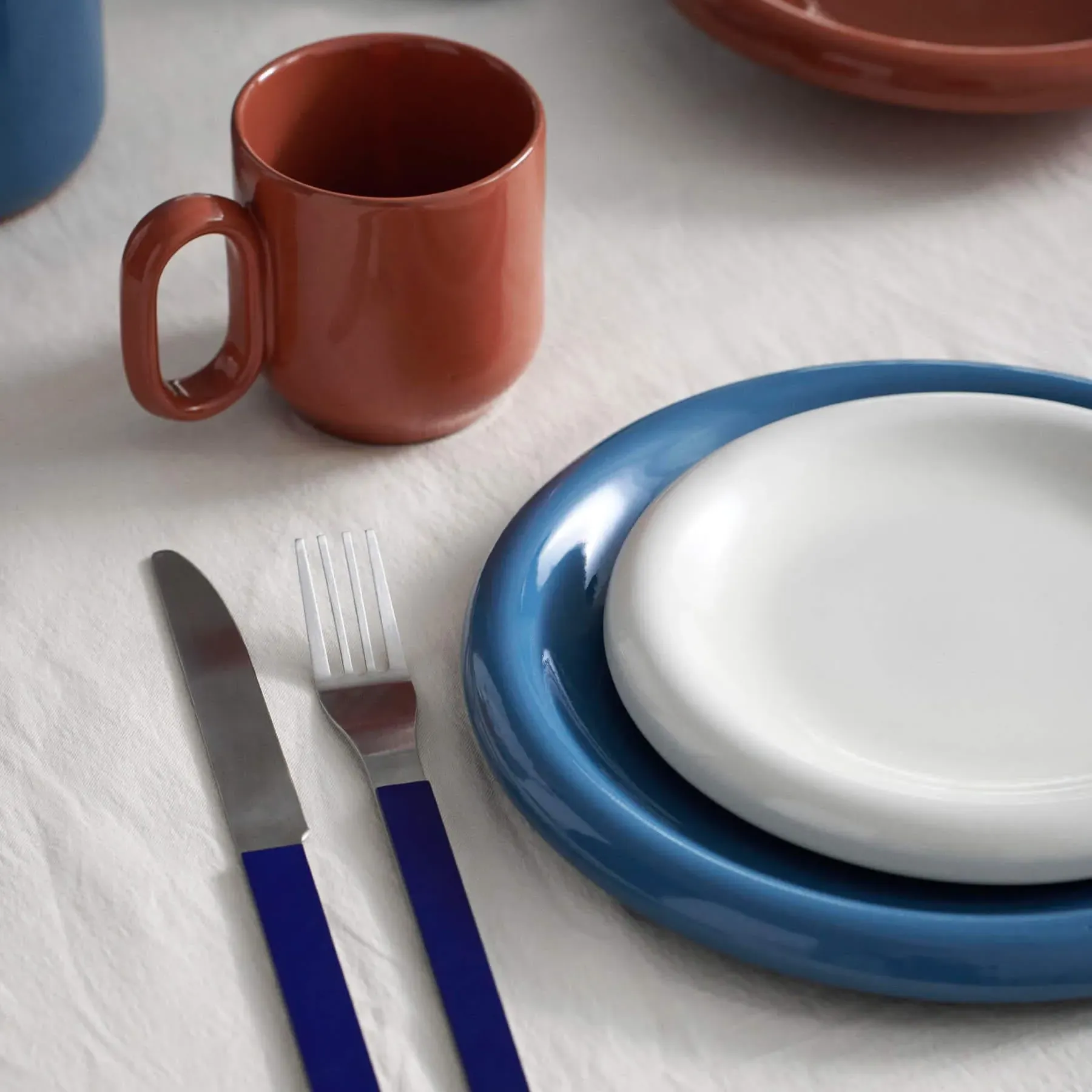 Barro Large Plate Set of 2 - Green, Terracotta