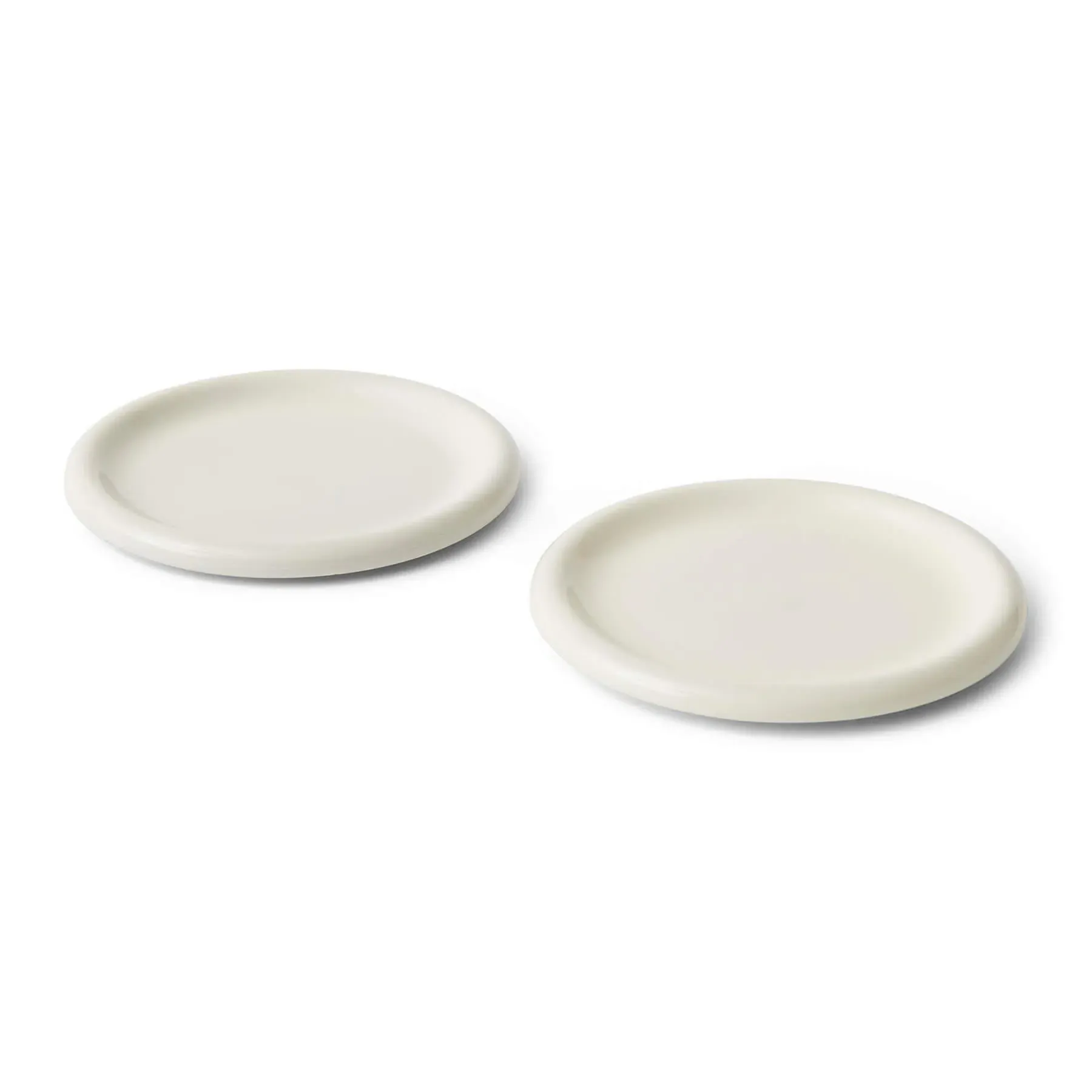 Barro Large Plate Set of 2 - Off White, Terracotta