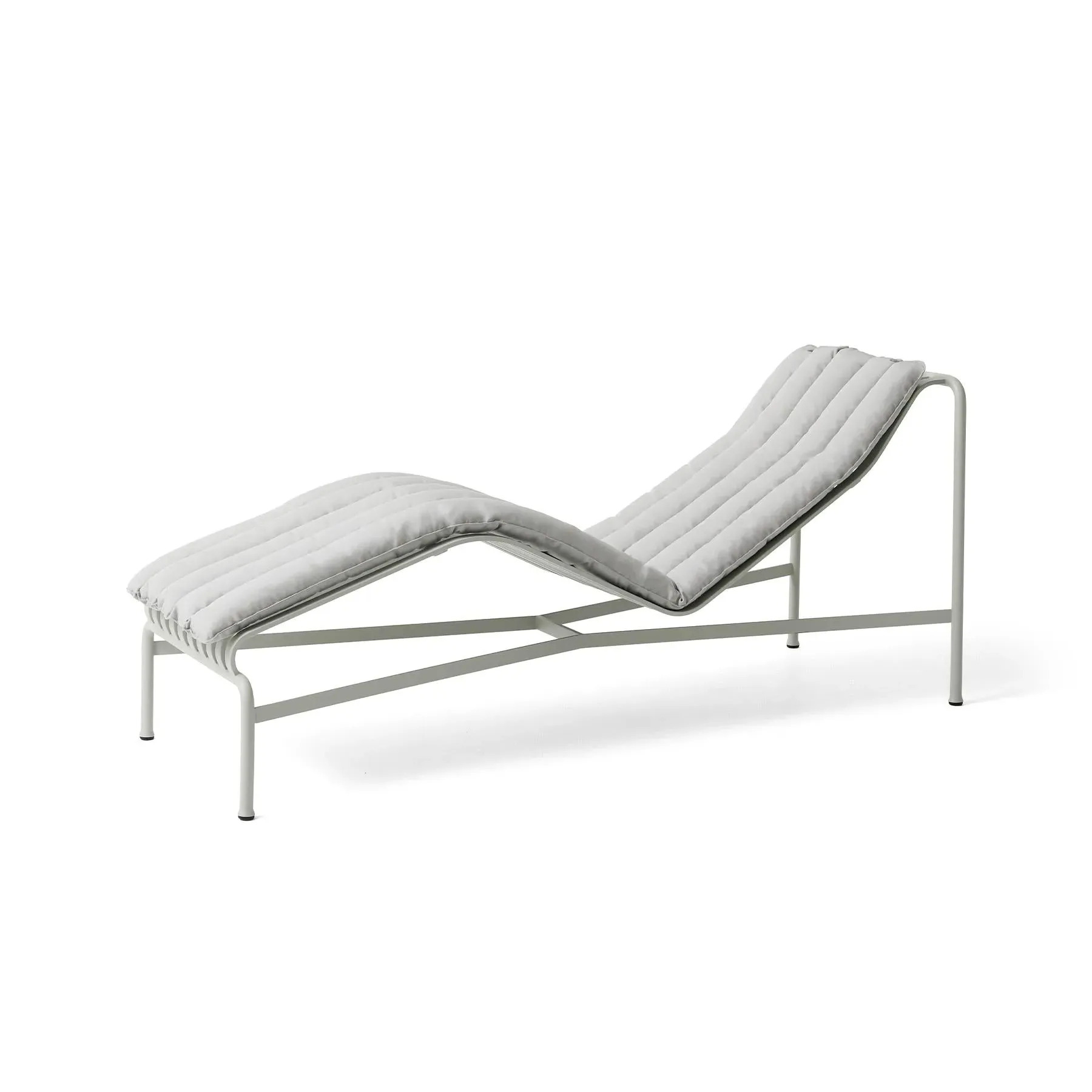 Chaise Longue Quilted Cushion - Olive, Fabric