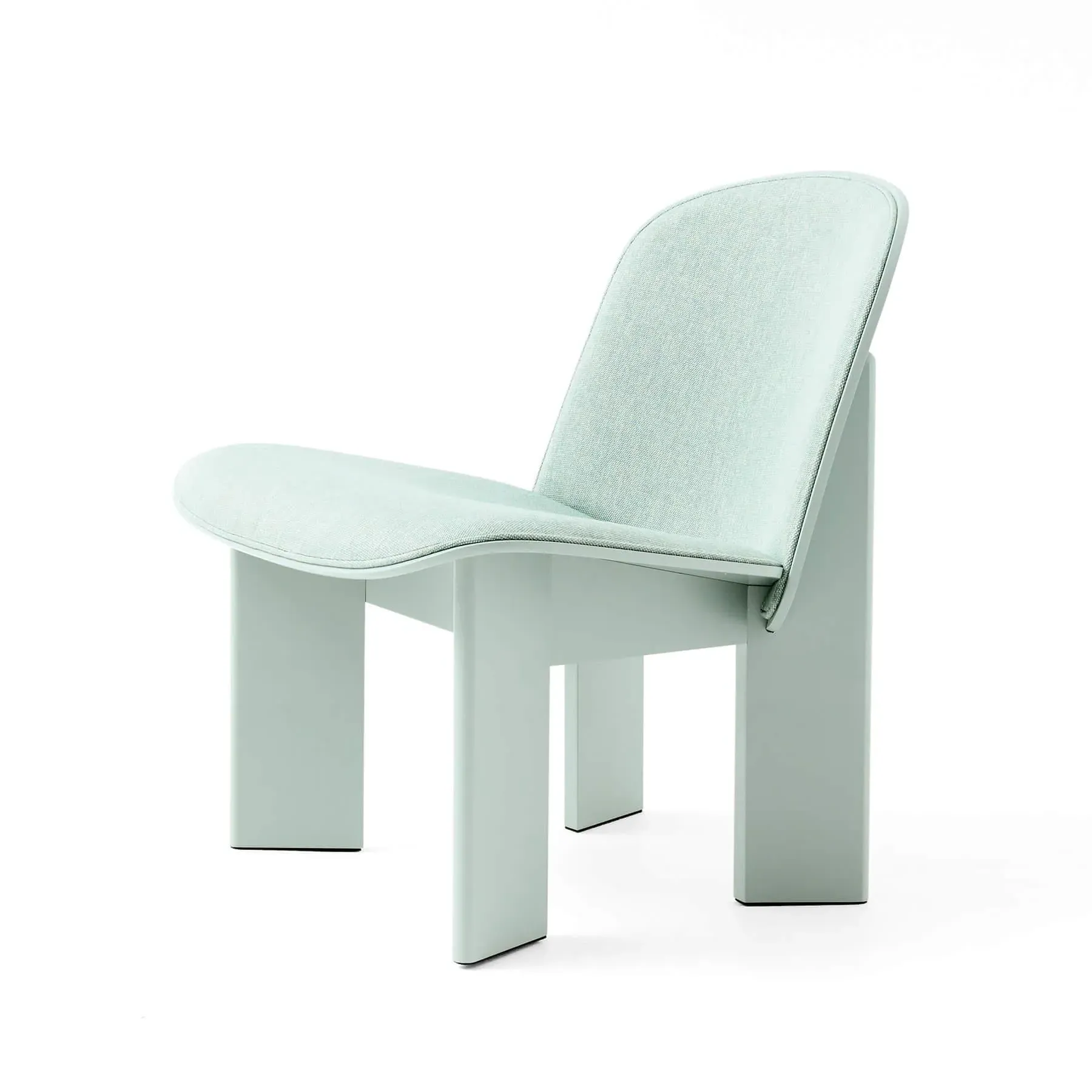 Chisel Lounge Chair Front Upholstered - Beech image