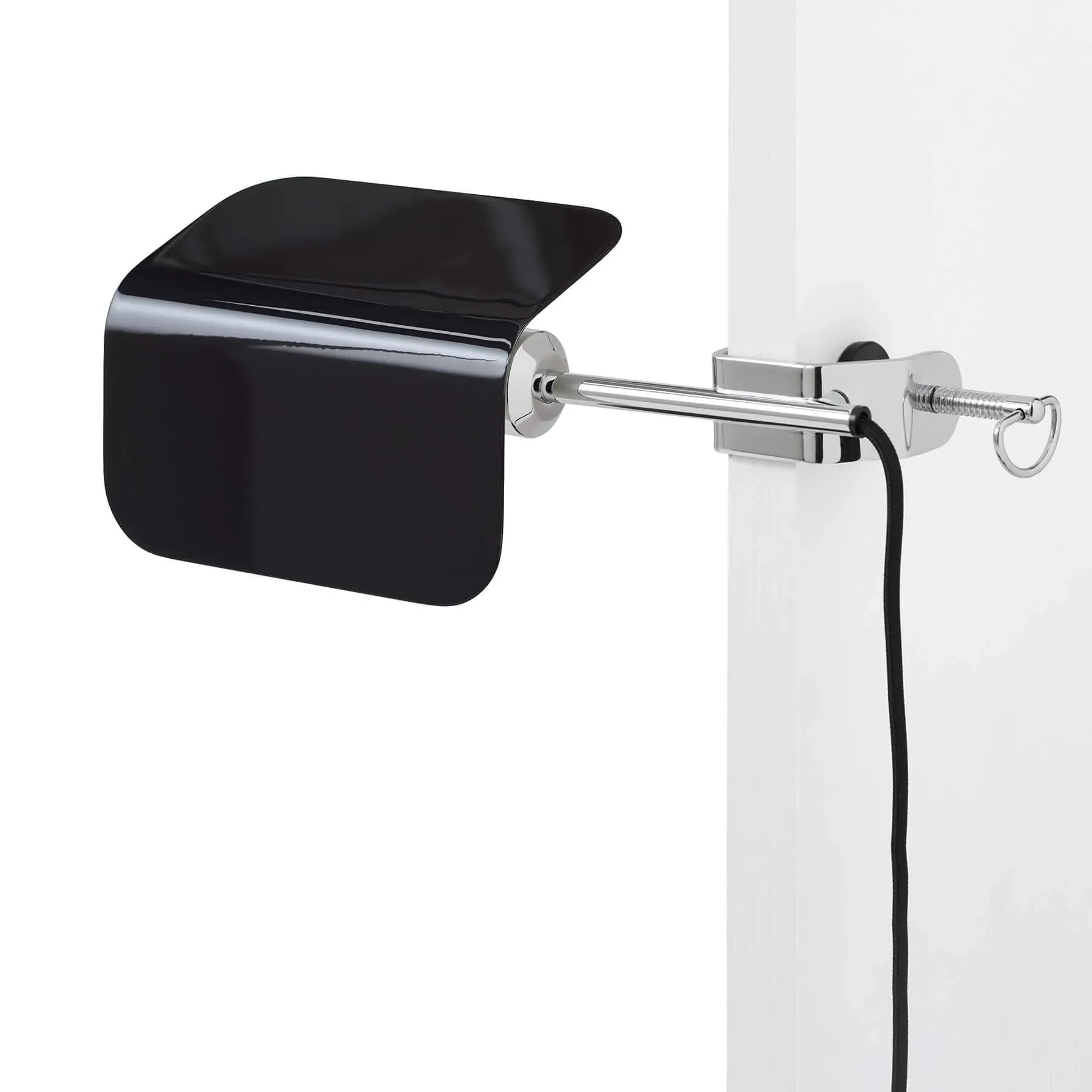 Clip Light with Adjustable Shade - Black, Steel image