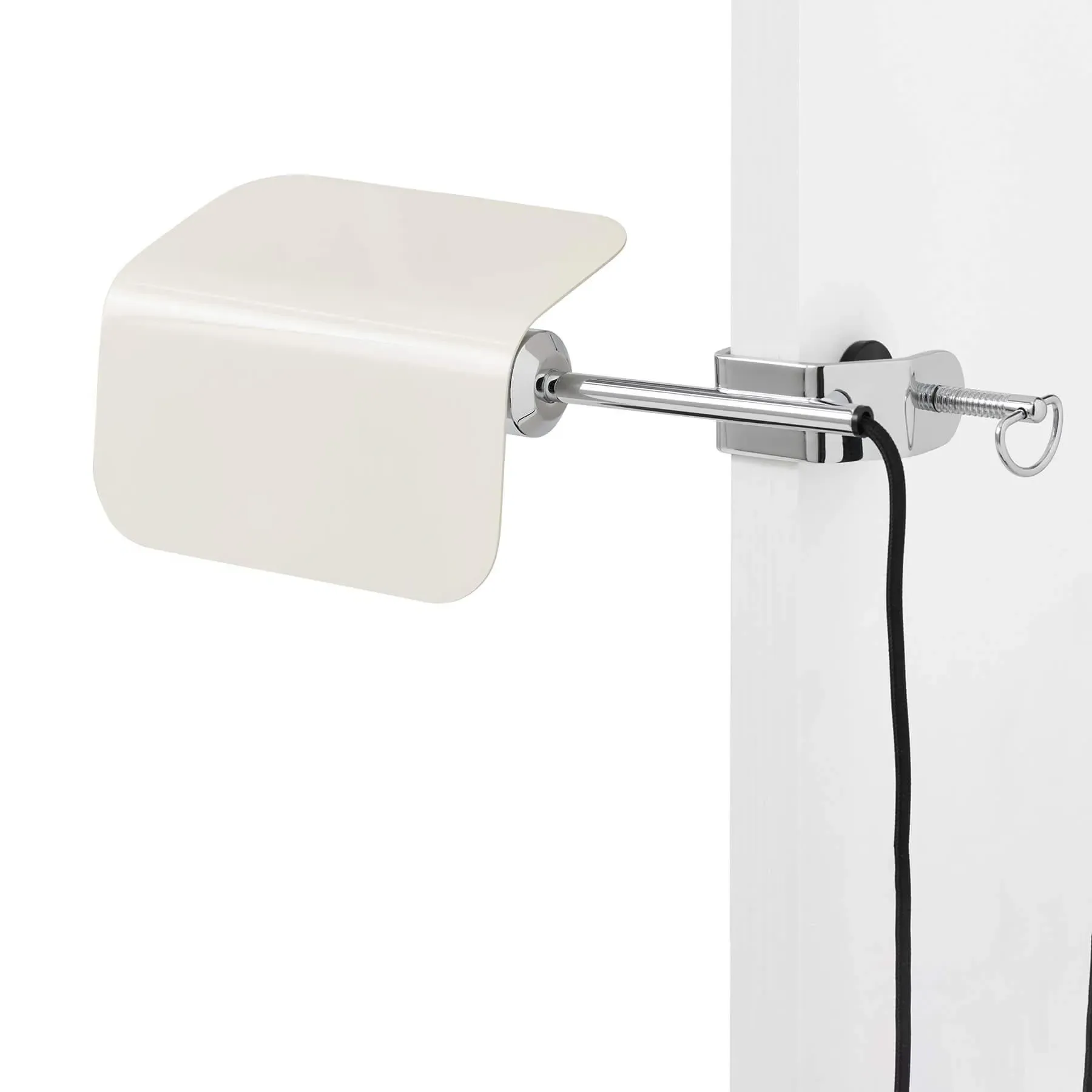 Clip Light with Adjustable Shade - Oyster White, Steel