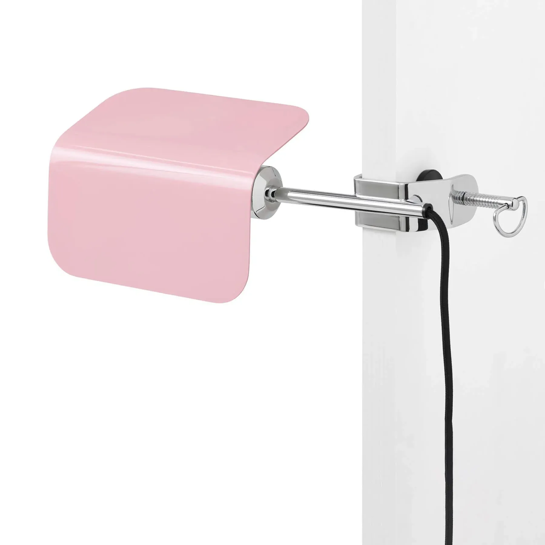 Clip Light with Adjustable Shade - Pink, Steel