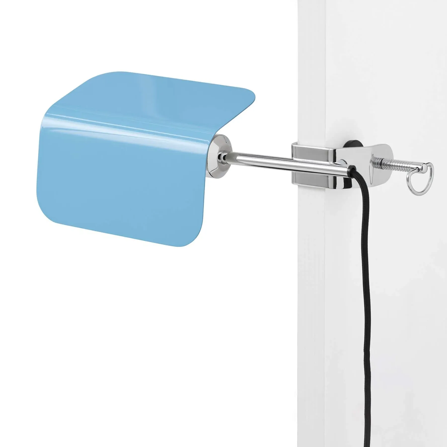 Clip Light with Adjustable Shade - Red, Steel