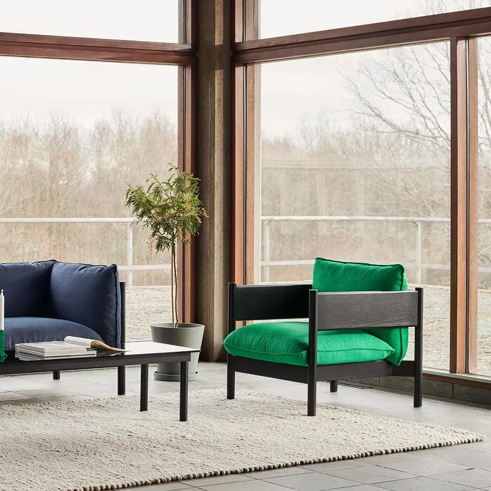 Club Armchair with Cushions - Beech