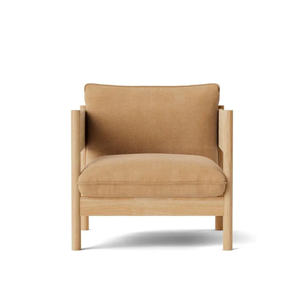 Club Armchair with Cushions - Oak