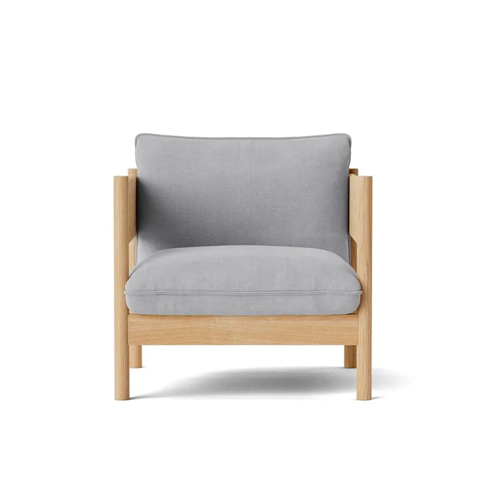 Club Armchair with Cushions - Oak