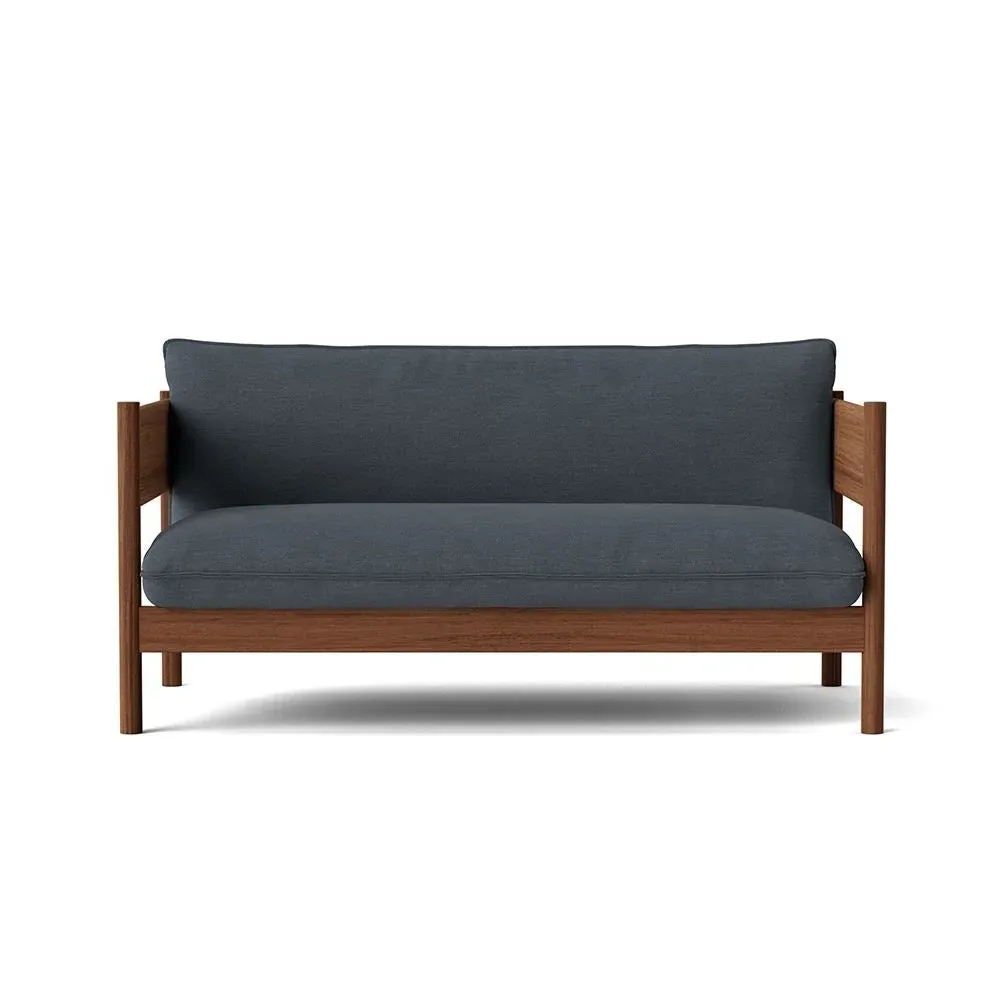 Club Sofa with Cushions - Natural, Walnut
