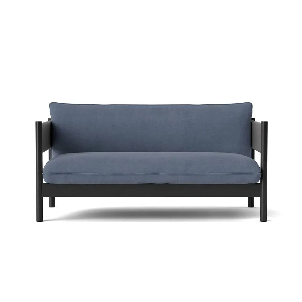 Club Sofa with FSC Frame - Black, Beech