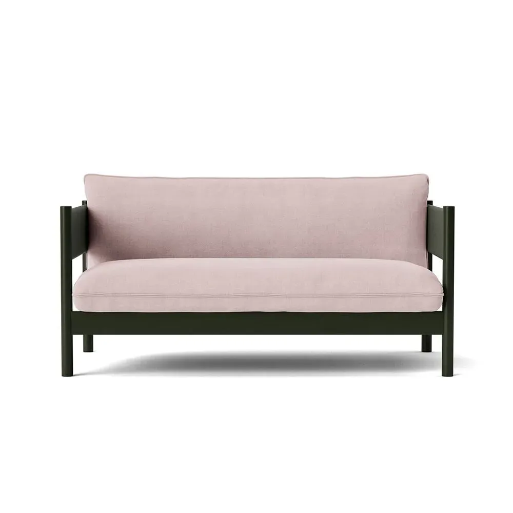 Club Sofa with FSC Frame - Bottle Green, Beech