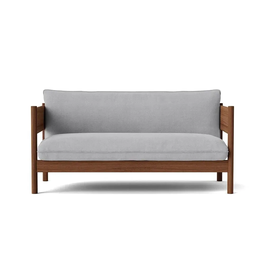Club Sofa with FSC Frame - Grey, Walnut