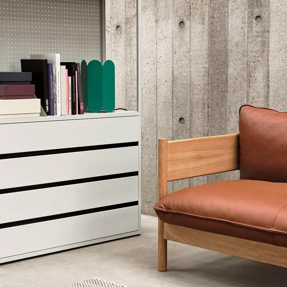 Club Sofa with FSC Frame - Red, Fabric