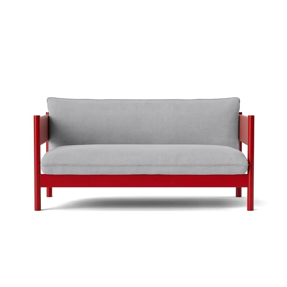Club Sofa with FSC Frame - Red, Fabric