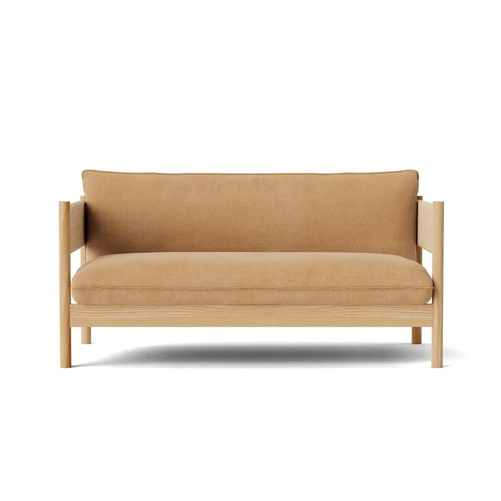 Club Sofa with FSC Wood Frame - Fabric, Oak image