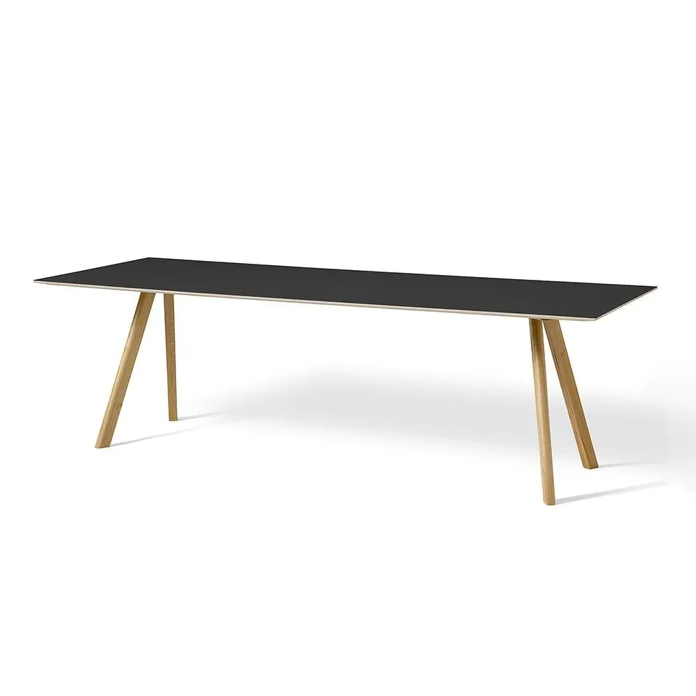 CPH 30 Medium Dining Table - Black, Linoleum