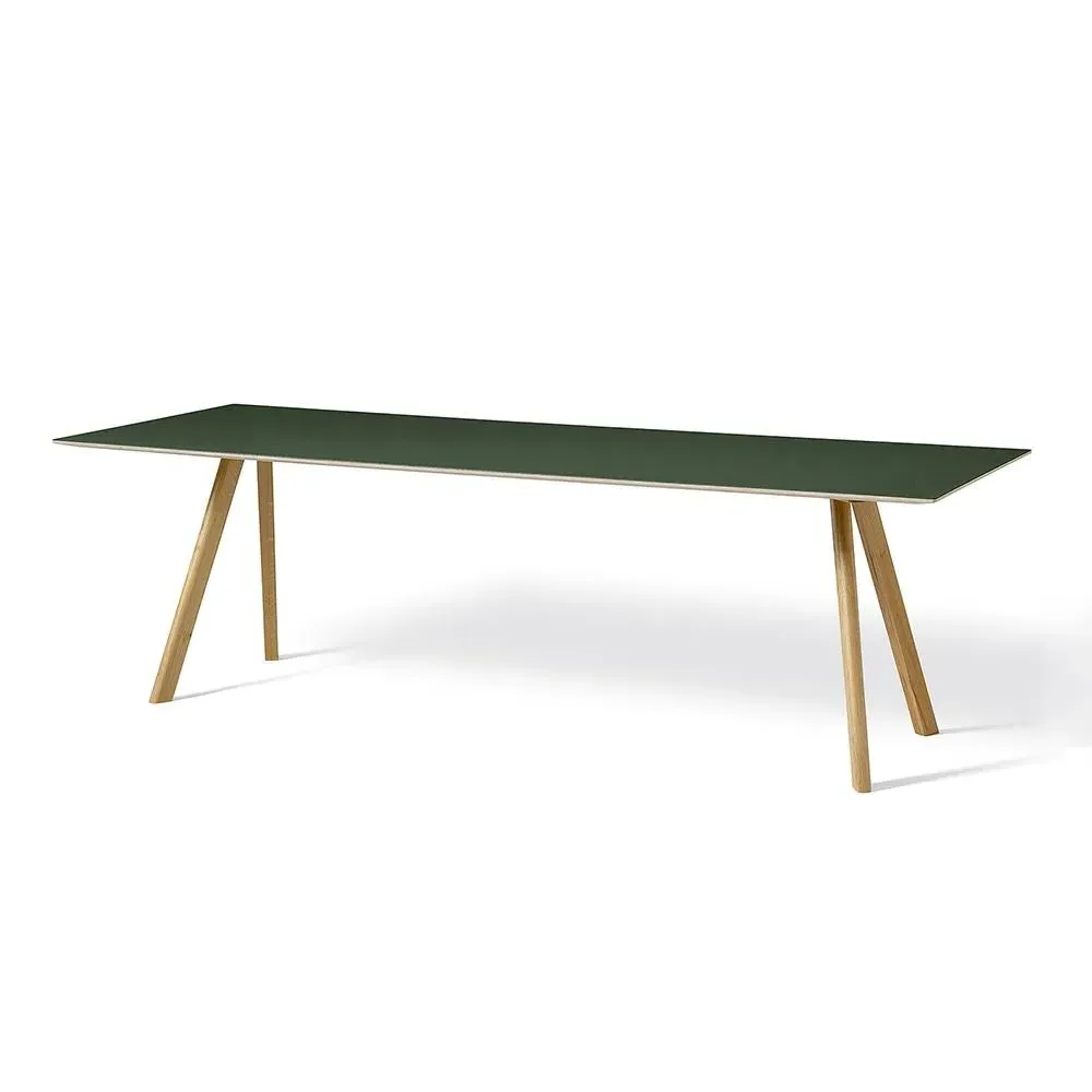 CPH 30 Medium Dining Table - Green, Linoleum